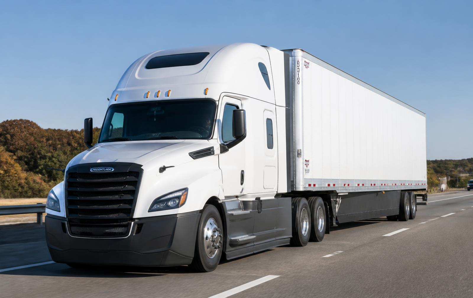 Freightliner Cascadia 2026 на трассе